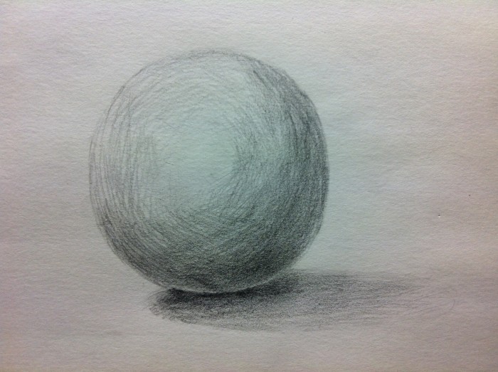 球体を描く